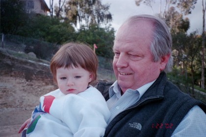 Grandpa Ward and Elsa on the job!