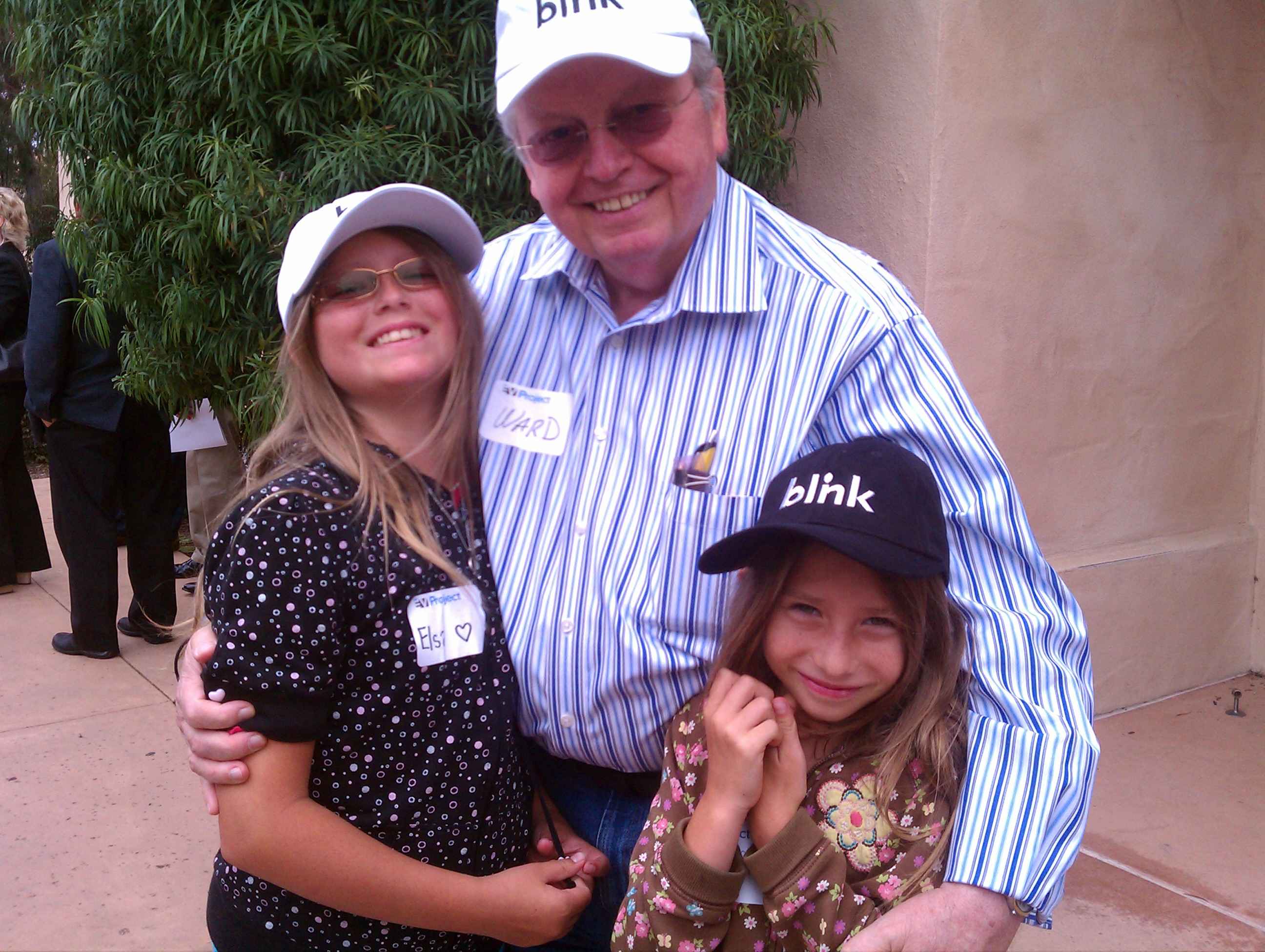 Grandpa Ward, Elsa, and Helen at Reuben H. Fleet Science Center