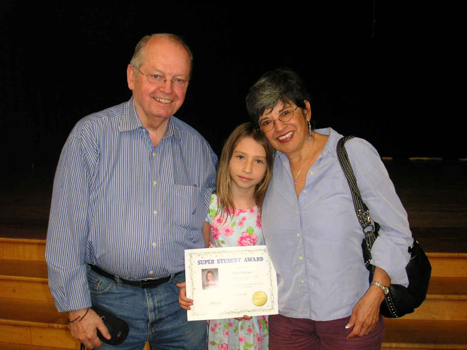 Grandpa Ward, Grandma Norise and Helen